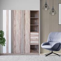 ราคา Marbella DELICATO ตู้เสื้อผ้า 3 บานเปิด รุ่น อปาเช่ ขนาด 160x60x200 ซม. สีทูโทนน้ำตาล/ขาว ปังสุดๆ (43273412493)