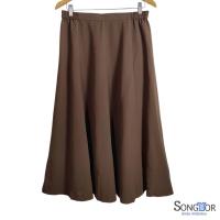 ราคา กระโปรงทรงย้วย กระโปรงทรงบาน สีน้ำตาล (43077028500)