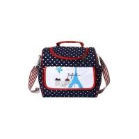 ราคา ENFANT (อองฟองต์) กระเป๋าคุณแม่ลายจุดหอไอเฟล สีกรมท่า (25487822310)