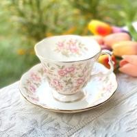 ราคา ชุดชากาแฟ Royal Albert Rose Chintz Series "Pink Brocade" Bone China Made in England Duo ชุดชาอังกฤษ ชุดกาแฟอังกฤษ (3682777608)