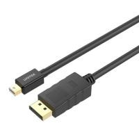 ราคา สายแปลง mini displayport to displayport Unitek Y-C612BK 4K 60Hz Mini DisplayPort to DisplayPort 1.2 Cable 3M (17375637412)
