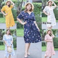 ราคา เดรสผ้าวูลพีช สาวอวบ BigSize เดรสคลุมเข่าสาวอวบ เเรสคลุมเข่าคนอ้วน เดรสคนอ้วน เดรสสาวอวบอ้วน เดรสคนอ้วนน่ารักๆ ราคาถูก (7973174732)