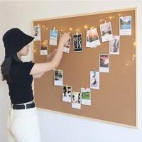 ราคา กระดาน กระดานไม้ก๊อก 60x90 ซม. กระดานแฮนเมด บอร์ดติดประกาศ กระดานไม้ติดรูป กระดานปักหมุด Cork Board (21282577082)
