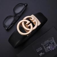 ราคา Business Men Belts Luxury Brand Famous Genuine Leather Male Belts for Women High Quality Designers Double G Buckle jeans (50150280694)