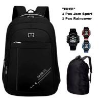 ราคา Polo Backpack Sport Motif School Bag for Boys and Teenage Nylon Material Large Capacity School Backpack (43676367643)