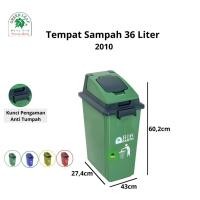 ราคา BIO ถังขยะ 36 ลิตร 2010 ถังขยะใบไม้สีเขียว (24145585908)