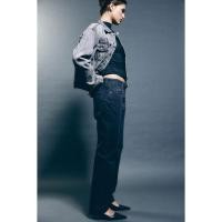ราคา [ ] กางเกงยีนส์ผู้หญิง H&M Woman Slim Straight High Jeans (29907923538)