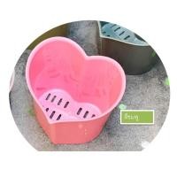 ราคา กระถางต้นไม้พลาสติกสีชมพู ขนาด7.5นิ้ว (29474875580)