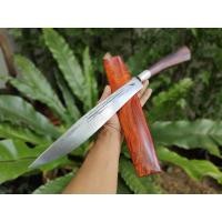 ราคา มีดควาญ มีดควาญช้าง มีดเหน็บ มีดจีหนองสอ ใบ 12” เหล็กตลับลูกปืน งานร้อน มีดเดินป่า มีดแคมป์ ผิวขัดตอกลาย ด้าม-ฝักพะยูง (13164092149)