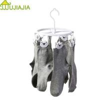 ราคา จูเจีย ราวตากผ้าพับอเนกประสงค์หลายคลิปสําหรับการอบแห้งถุงเท้าชุดชั้นในและชุดชั้นในและเครื่องมือมหัศจรรย์สําหรับอบแห้งถุงเท้าหอ (41976707259)