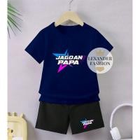 ราคา Lexander Fashion Childrens Black Pants Set for Girls and Boys Trending Viral Picture of Papas Champion (57601009277)