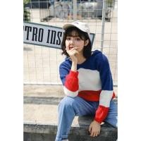 ราคา เสื้อไหมพรมมีฮู้ด ทอสีรุ้ง (1637788747)