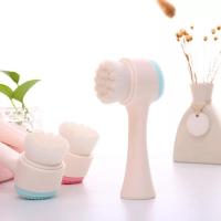 ราคา แปรงล้างหน้า แปรงขัดหน้าลดสิวเสี้ยนแบบสองหัว (2453333067)