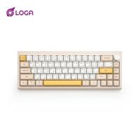 ราคา LOGA Yaksa 65AL Aluminum wireless mechanical keyboard : Vanilla Caramel Biscuits (25651434349)