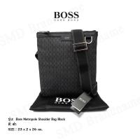 ราคา HUGO BOSS กระเป๋าสะพายข้างผู้ชาย รุ่น Boss Metropole Shoulder Bag Black Code: 50402678 (15550632155)