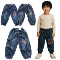 ราคา กางเกงยีนส์เด็กขายาวคาร์โก้ขาจั๊ม (24142472527)