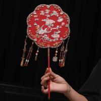 ราคา กลุ่มพัดลมเจ้าสาวแต่งงานสองด้านอุตสาหกรรมหนัก Xiuhe Xi พัดลมวัสดุปักมือแพคเกจงานแต่งงานงานแต่งงานงานแต่งงานระดับไฮเอนด์ (26142510492)