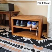 ราคา ตู้นั่งเก็บรองเท้า ตู้เก็บรองเท้า งานไม้สักเก่า (Shoes cabinet storage) (6646711744)