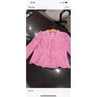 ราคา เสื้อลูกไม้ใยบวบ สีชมพู (19661217152)