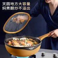 ราคา McPalle สไตล์เดียวกัน Titanium Rock Casting Non-Stick กระทะเตาแก๊สกระทะเตาแม่เหล็กไฟฟ้าในครัวเรือน (44902678696)