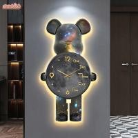 ราคา นาฬิกาแขวน รูปหมี สร้างสรรค์ สําหรับตกแต่งบ้าน ห้องนั่งเล่น (22962729042)