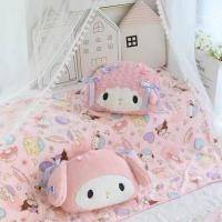 ราคา [พร้อมส่ง] หมอนผ้าห่มลาย sanrio หมอนผ้าห่มตุ๊กตาซานริโอ้ หมอนผ้าห่มตุ๊กตาสุดน่ารัก (18847788787)