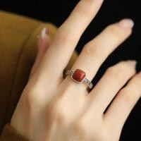 ราคา Miyan ใหม่จีน Retro Distressed Sugar Cube แหวนหญิง Niche Design Hollow สไตล์จีนคลาสสิกเปิด Index Finger แหวน (42506609822)