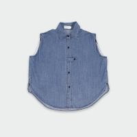 ราคา คอตตอนโคลนนี่เชิ้ตโอเวอร์ไซส์ผ้าฟอกยีนส์แบบบางสียีนส์เข้ม (29012855717)