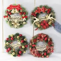 ราคา christmas wreath พวงหรีด รูปแบบใหม่40เซนติเมตรพวงหรีดคริสต์มาสพีวีซีสนเข็มพวงหรีดคริสต์มาสพวงหรีดหวายหวายตกแต่งคริสต์มาสประตูตกแต่งตกแต่งขายส่ง (55752283282)