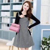 ราคา เดรสแฟชั่น เดรสนำเข้า เดรสทำงาน (1135473719)