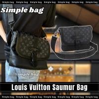 ราคา หลุยส์วิตตองLouis Vuitton Saumur Messenger Shoulder bag LV กระเป๋า กระเป๋าสะพายเดี่ยว #Simple bag (27126691455)