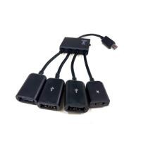 ราคา Hub OTG Chargers พร้อม 4 Micro USB Ports สำหรับ Samsung / Android / Smartphone (1880654610)