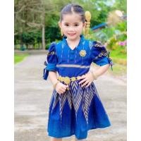 ราคา ชุดไทยประยุกต์น่ารักๆ...เดรสผ้าฝ้ายลายไทย (13181024370)