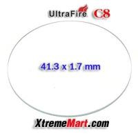 ราคา เลนส์กระจกใสสำหรับไฟฉาย Ultrafire C8 ขนาด 41.3x1.7mm (3218270418)