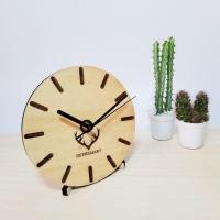 ราคา [พร้อมส่ง] นาฬิกาแขวนผนังสไตล์มินิมอล สไตล์ญี่ปุ่น สไตล์นอร์ดิก ผลิตจากไม้แท้ 100% (23541175701)