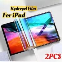ราคา 1-2 ชิ้น Ultra HD Hydrogel ฟิล์มสําหรับ Apple iPad 11 10 9 8 7 6 5 2017 2018 2025 แท็บเล็ตด้านหน้า + ด้านหลัง Clear Screen Protector สําหรับ iPad11 iPad10 iPad9 iPad7 iPad8 ป้องกันฟิล์ม (46651729688)