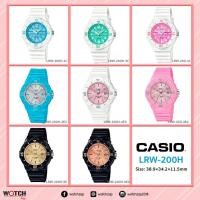 ราคา นาฬิกา Casio Standard (Sunray) นาฬิกาข้อมือผู้หญิง สายเรซิ่น รุ่น LRW-200 LRW-200H LRW-200H-2E LRW-200H-9E LRW-200H-4E3 (1981105427)