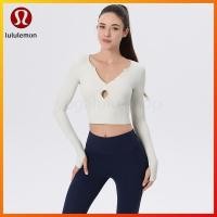 ราคา Lululemon เสื้อออกกำลังกายโยคะแขนยาว สำหรับการฝึกฝนโยคะและออกกำลังกายทุกวัน th (56801215202)