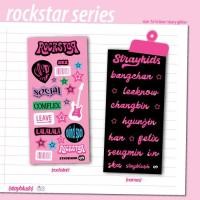 ราคา Stray KIDS ROCKSTAR NAME STICKER โดย stayblush (28104258818)