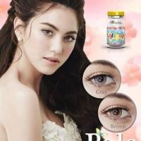 ราคา Lollipop POLA brown gray Contactlens บิ๊กอาย คอนแทคเลนส์ ราคาถูก แถมตลับฟรี (5215130399)