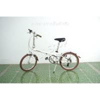 ราคา จักรยานพับได้ญี่ปุ่น - ล้อ 16 นิ้ว - มีเกียร์ - โครโมลี่ - Harry Quinn Grapes - สีขาว [จักรยานมือสอง] (42619678681)