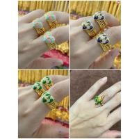 ราคา แหวนทองหุ้มแหวนลงยาใส่สวยราคาสบายกระเป๋า (29023609145)