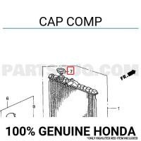 ราคา แท้เบิกศูนย์ ฝาหม้อน้ำ Honda Civic EK, Civic ES, City 96-02 จุกใหญ่ 1.1 (26180765040)