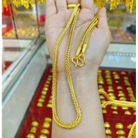 ราคา #สร้อยคอทองหุ้มแฟชั่นลายกระดูกงูสี่เสา (27424993376)