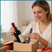 ราคา ที่เปิดขวด Easy Cork Remover เครื่องมือความดันอากาศปั๊มที่เปิดขวดไวน์สําหรับ Travel Bar Bar Bartender ห้องครัว luph (52652995894)