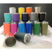 ราคา แก้วเก็บความเย็น แก้วเยติ สีพื้นขอบเลท ความจุขนาด 20 oz. และ 30oz. (18220466643)