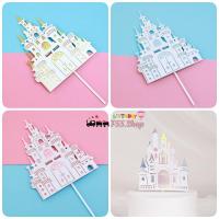 ราคา ป้ายปราสาท ป้ายปักเค้ก ป้ายปักเค้กเจ้าหญิง สำหรับตกแต่งเค้ก สินค้าพร้อมส่งนะคะ (40122530610)