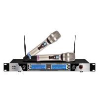 ราคา NTS UD-800 ไมโครโฟนไร้สายย่าน UHF ปรับความถี่ได้ แบบไมค์ถือคู่ (18860978769)