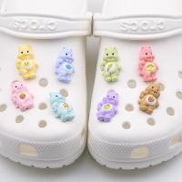 ราคา พร้อมส่ง Jibbitz ตัวติดรองเท้า ลายน้องหมีน่ารักๆ เรซิ่น 3D ตุ๊กตาหมีแคร์แบร์ (20865092918)