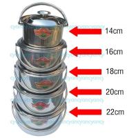 ราคา cyan หม้อหูหิ้ว/หม้ออวย/หม้อใส่น้ำมัน มี 5 ขนาด (1897967129)